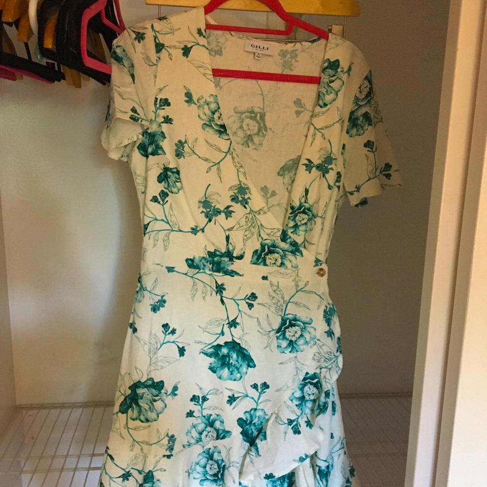 Floral Wrap Dress